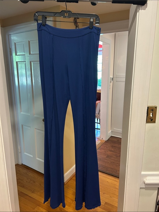 Stella McCartney Pants - Stella McCartney Deep Blue Flared Pants